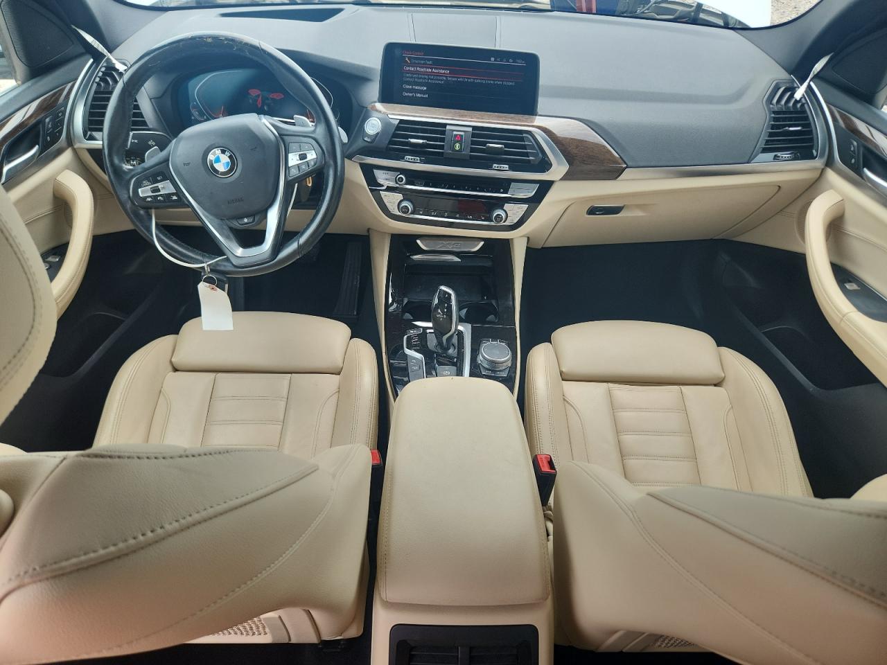 2021 Bmw X3 Xdrive30i Белый vin: 5UXTY5C03M9G54184