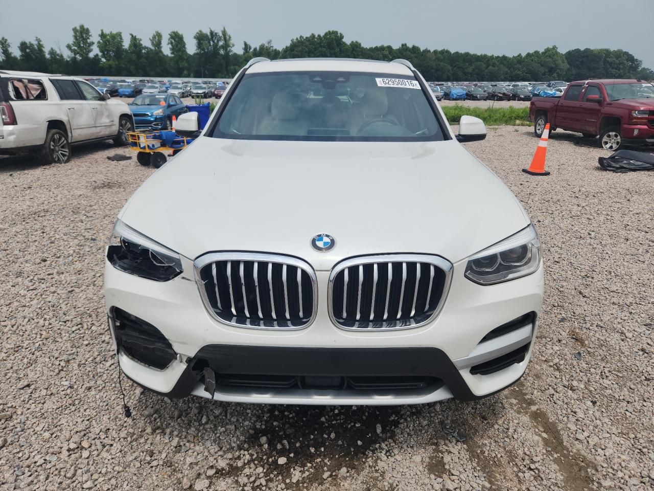 2021 Bmw X3 Xdrive30i Белый vin: 5UXTY5C03M9G54184