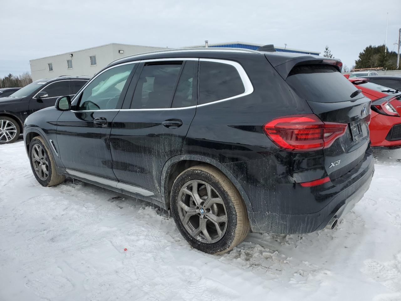 2021 Bmw X3 Xdrive30i Black vin: 5UXTY5C03M9H37288