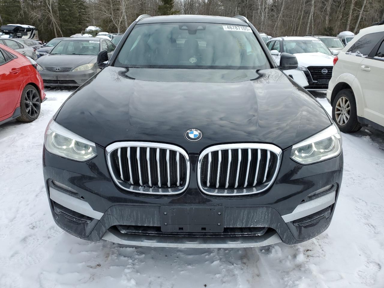 2021 Bmw X3 Xdrive30i Black vin: 5UXTY5C03M9H37288