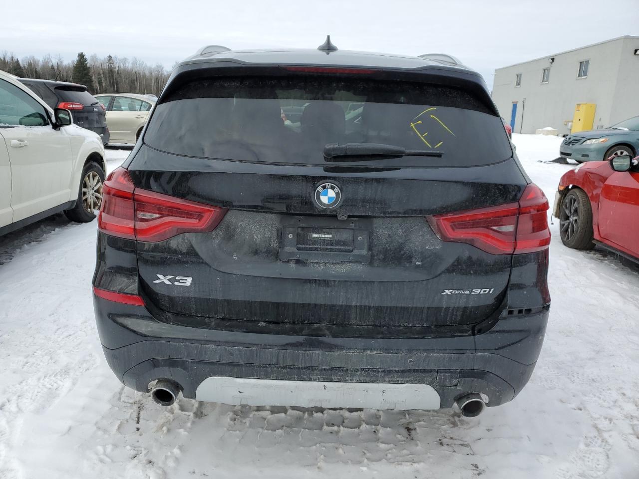 2021 Bmw X3 Xdrive30i Black vin: 5UXTY5C03M9H37288