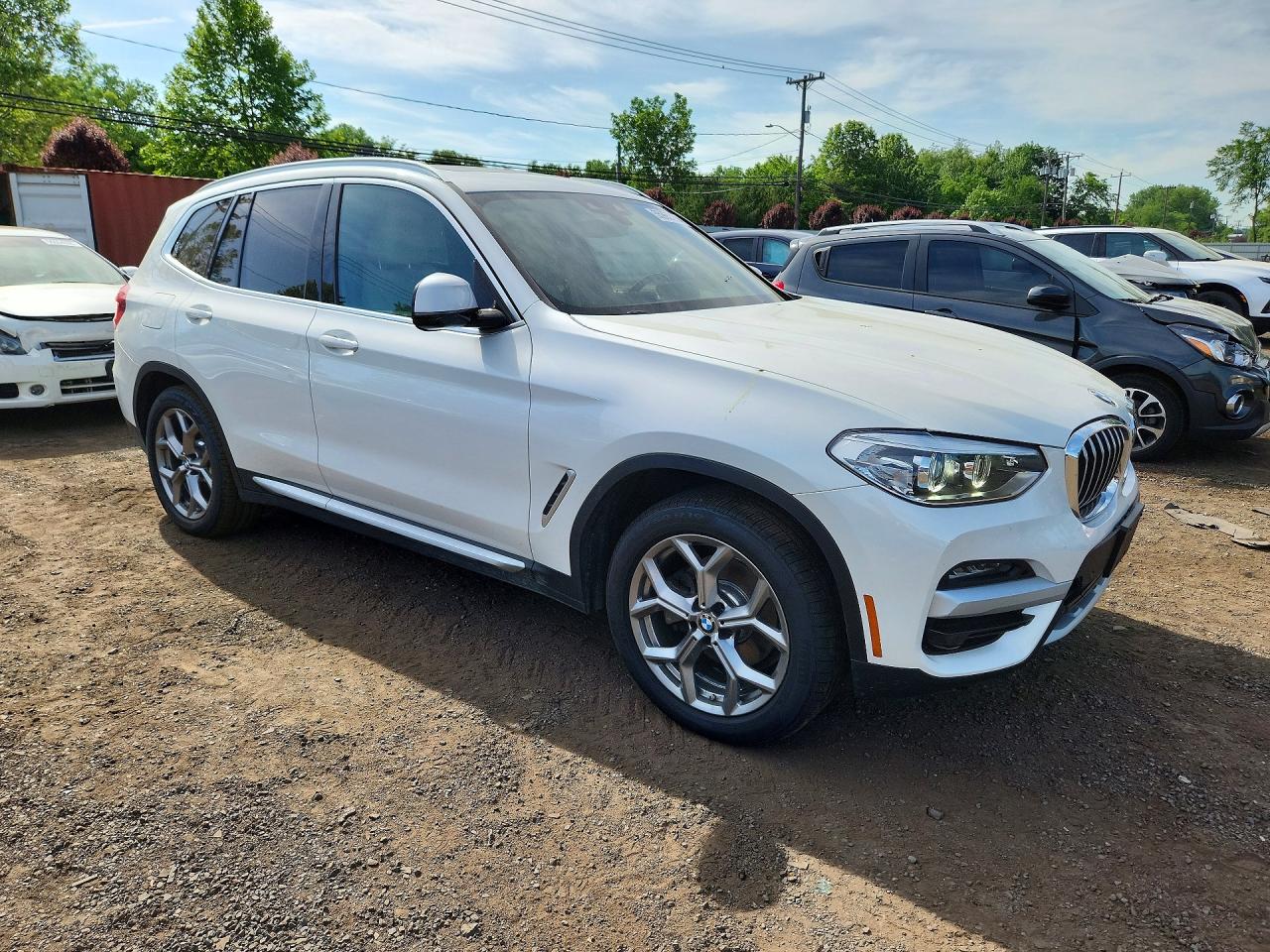 2020 Bmw X3 Xdrive30i White vin: 5UXTY5C05LLT35643