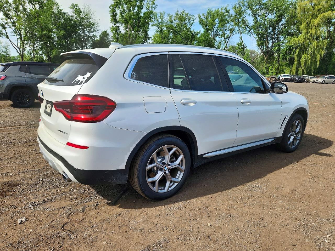 2020 Bmw X3 Xdrive30i White vin: 5UXTY5C05LLT35643