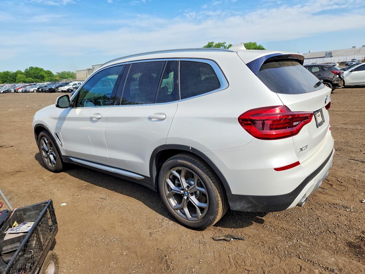 2020 Bmw X3 Xdrive30i White vin: 5UXTY5C05LLT35643