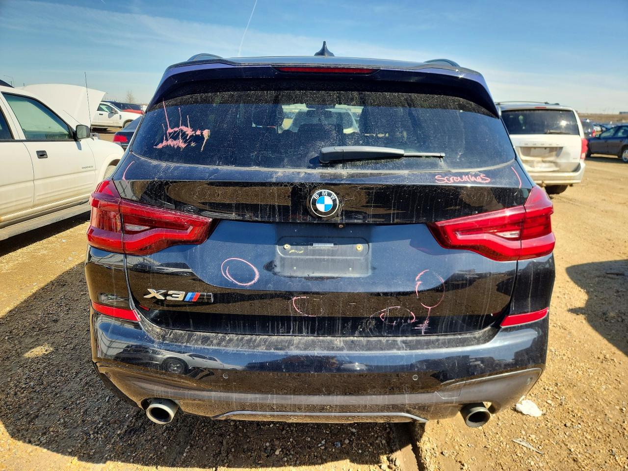 2020 Bmw X3 30 Xdrive Black vin: 5UXTY5C05LLT37277