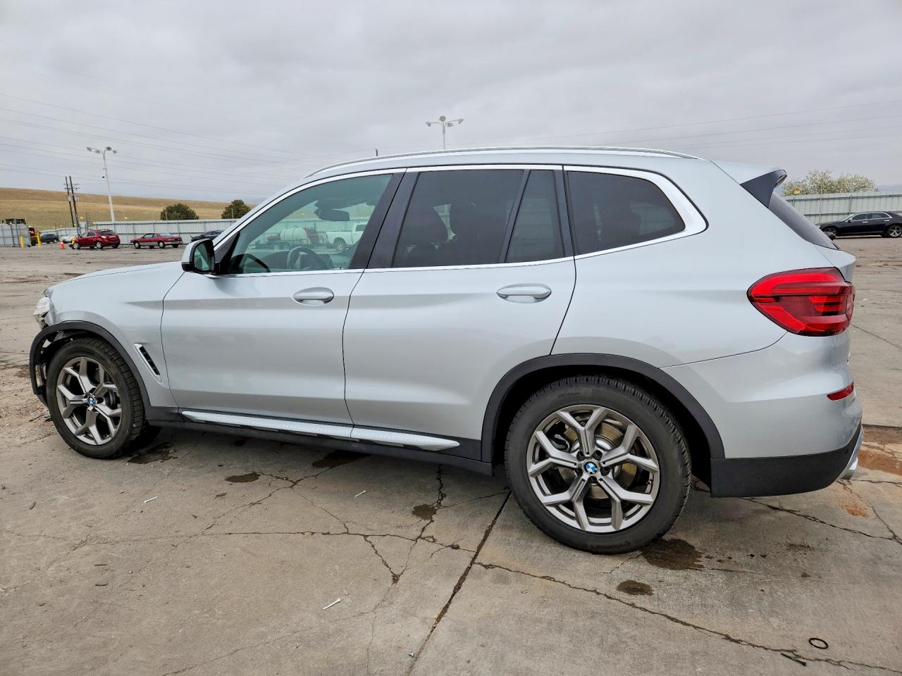 2021 Bmw X3 Xdrive30i Silver vin: 5UXTY5C05M9E20788