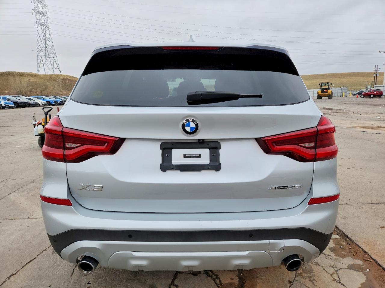 2021 Bmw X3 Xdrive30i Silver vin: 5UXTY5C05M9E20788