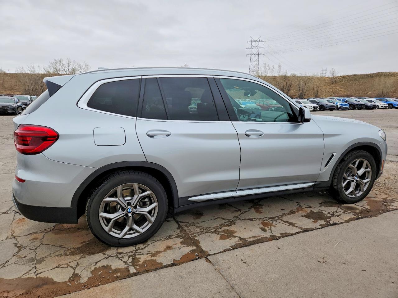 2021 Bmw X3 Xdrive30i Silver vin: 5UXTY5C05M9E20788