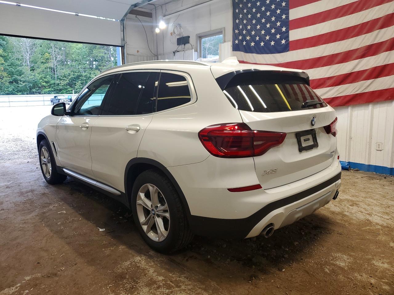 2021 Bmw X3 Xdrive30i Белый vin: 5UXTY5C05M9E63625