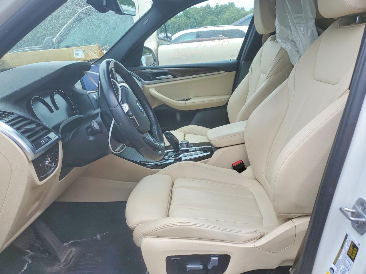 2021 Bmw X3 Xdrive30i Белый vin: 5UXTY5C05M9E63625