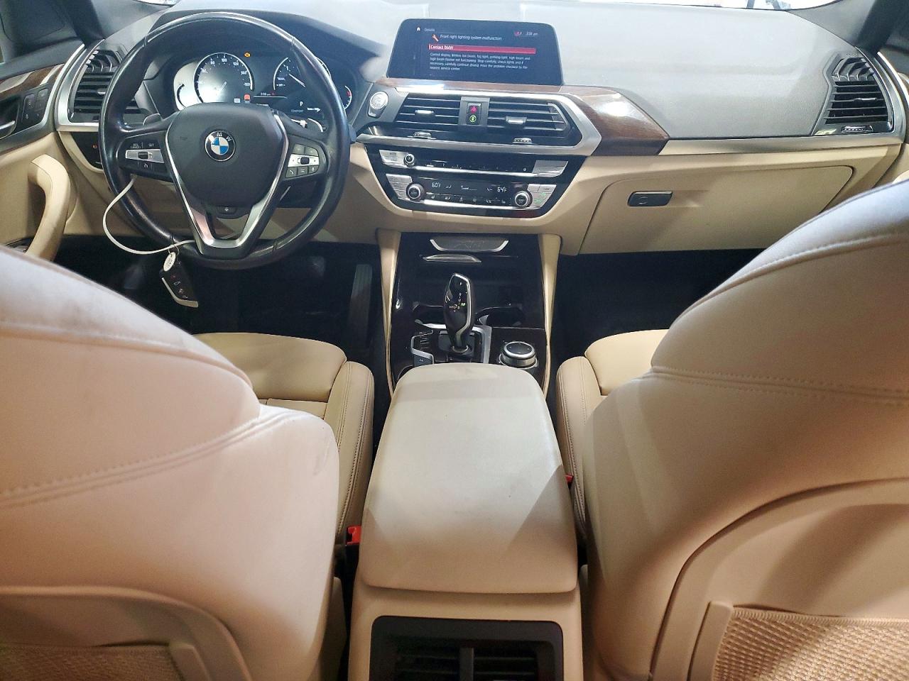 2021 Bmw X3 Xdrive30i Белый vin: 5UXTY5C05M9E63625