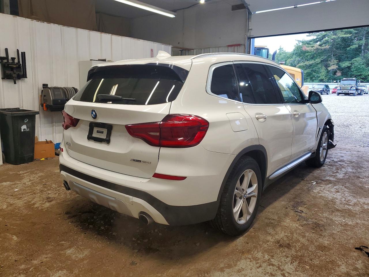 2021 Bmw X3 Xdrive30i Белый vin: 5UXTY5C05M9E63625
