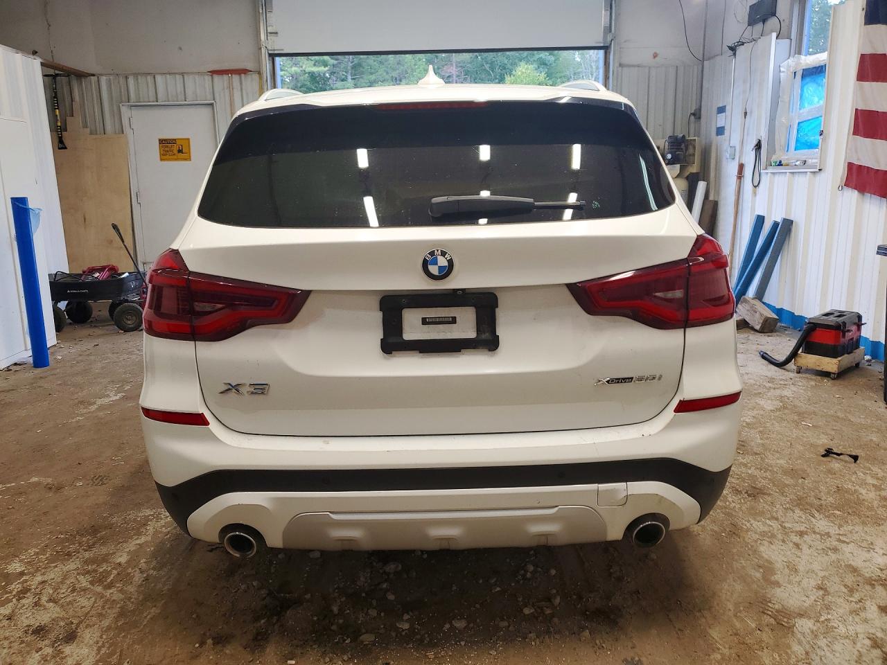 2021 Bmw X3 Xdrive30i Белый vin: 5UXTY5C05M9E63625