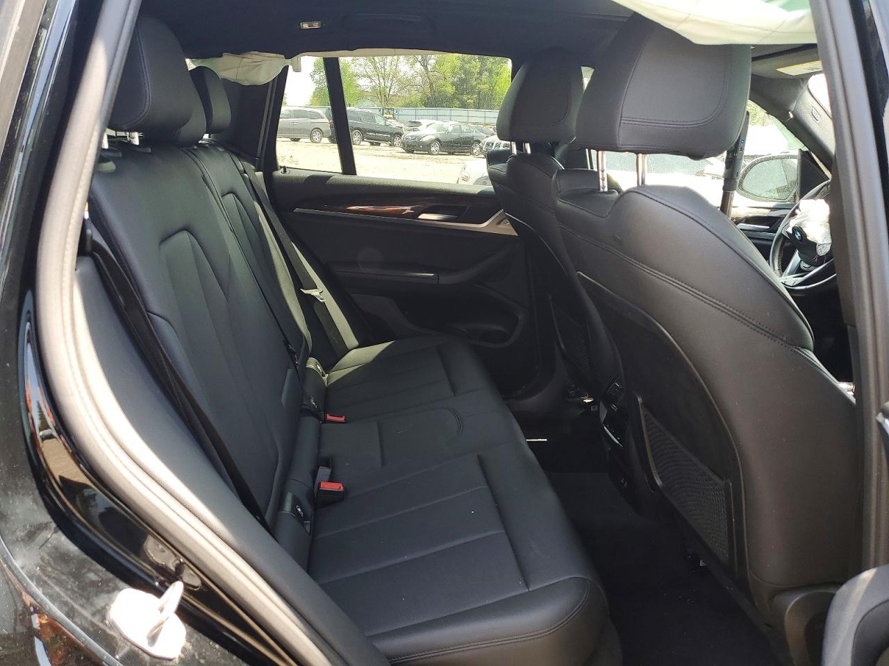 2021 Bmw X3 Xdrive30i Black vin: 5UXTY5C05M9F13424