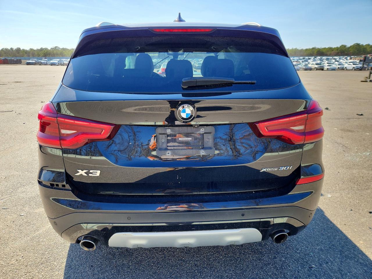 2021 Bmw X3 Xdrive30i Black vin: 5UXTY5C05M9G31330