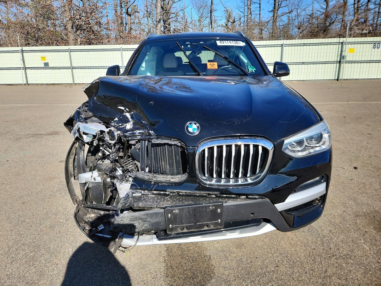 2021 Bmw X3 Xdrive30i Black vin: 5UXTY5C05M9G31330