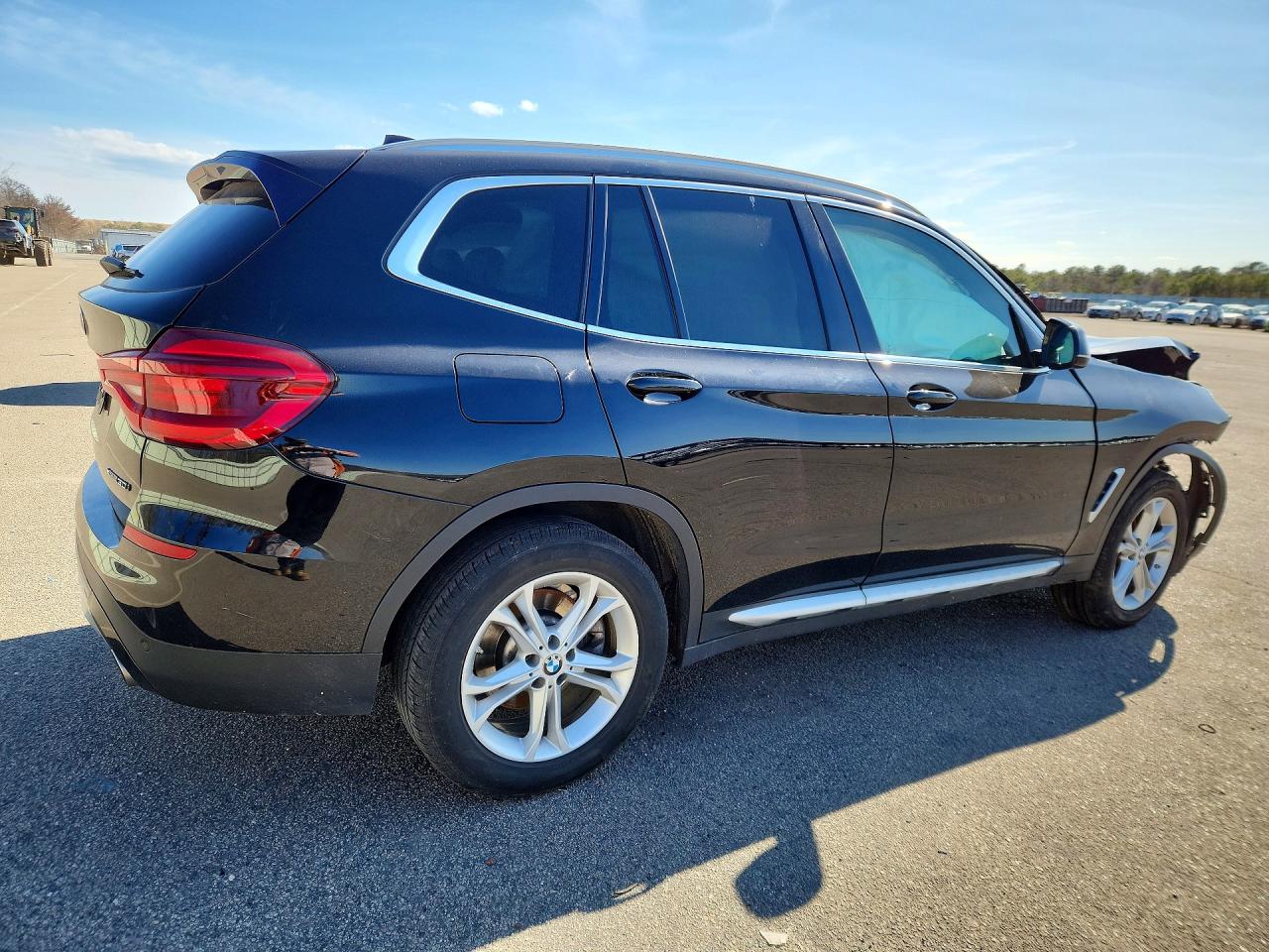 2021 Bmw X3 Xdrive30i Black vin: 5UXTY5C05M9G31330