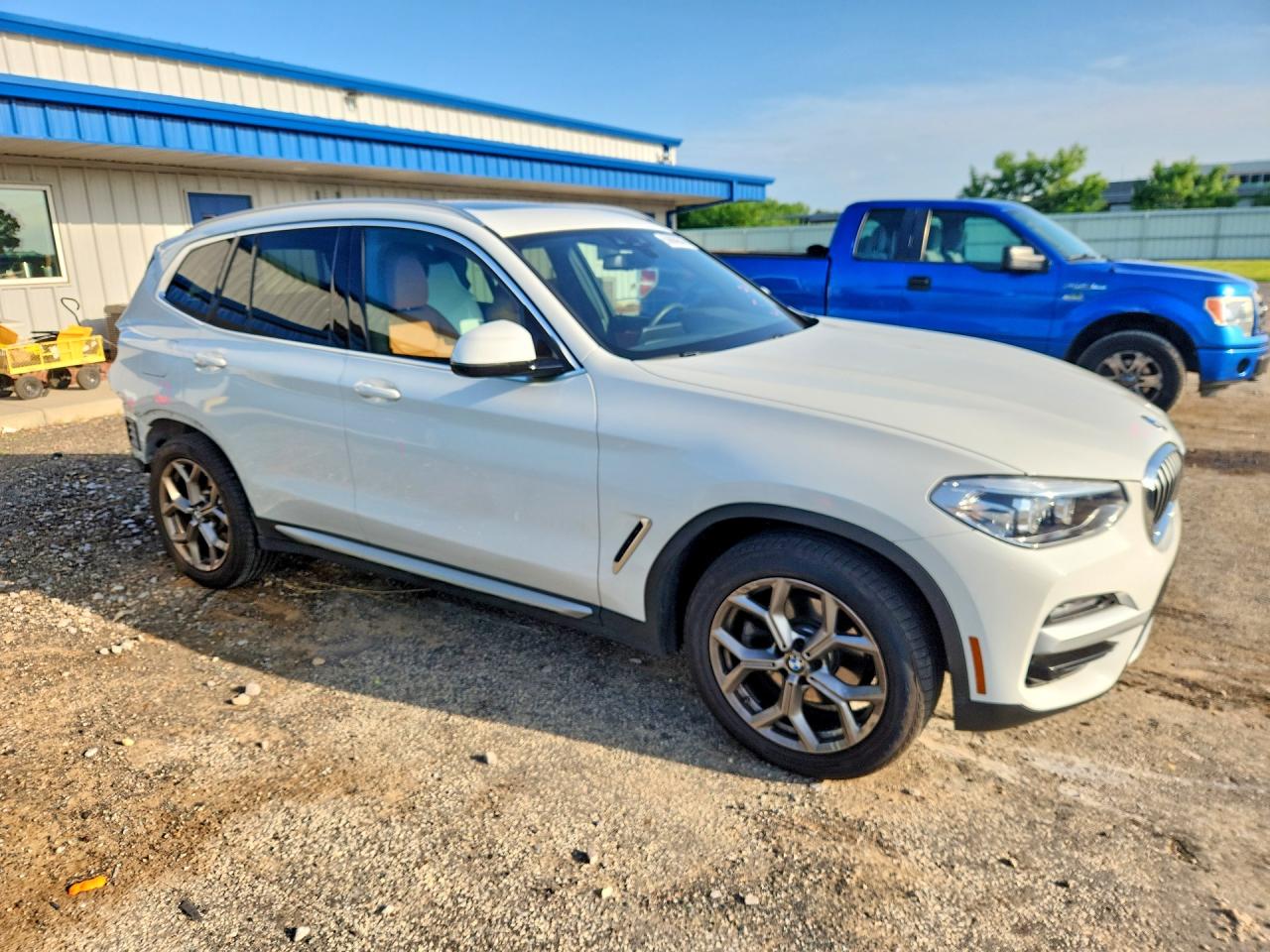 2021 Bmw X3 Xdrive30i Белый vin: 5UXTY5C05M9H27961