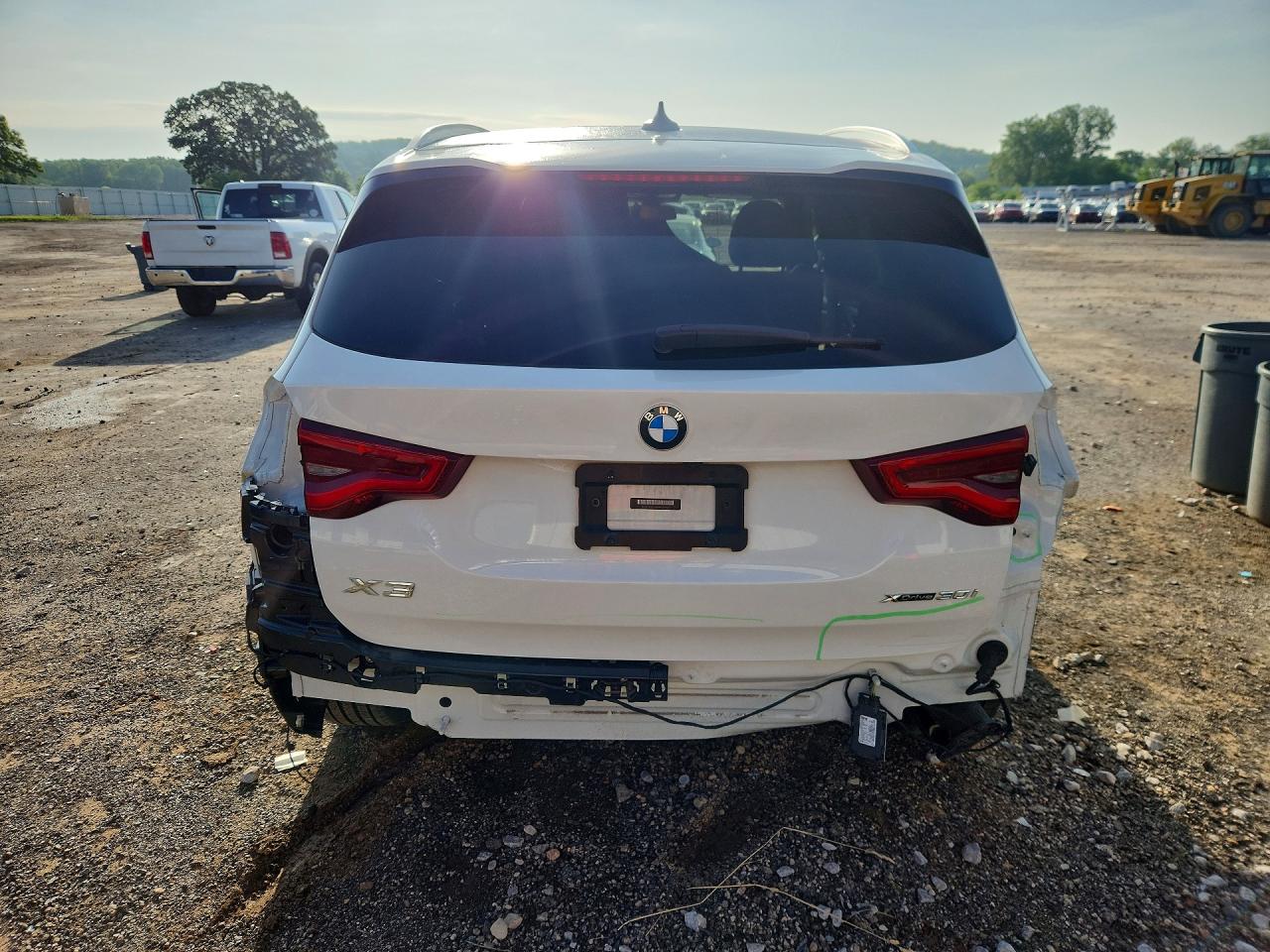 2021 Bmw X3 Xdrive30i Белый vin: 5UXTY5C05M9H27961