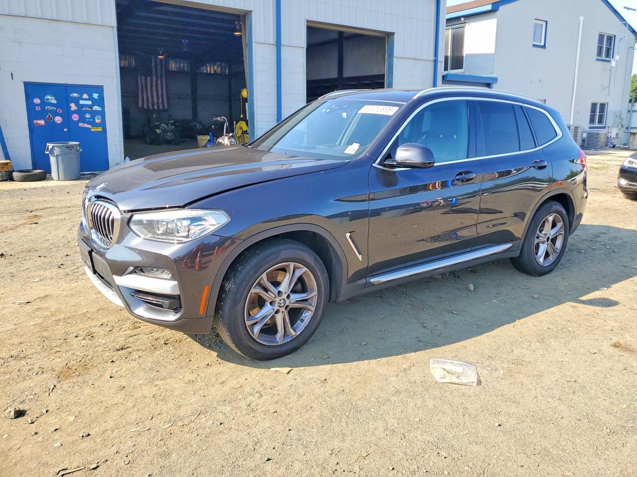 2021 Bmw X3 Xdrive30i Gray vin: 5UXTY5C06M9F31950