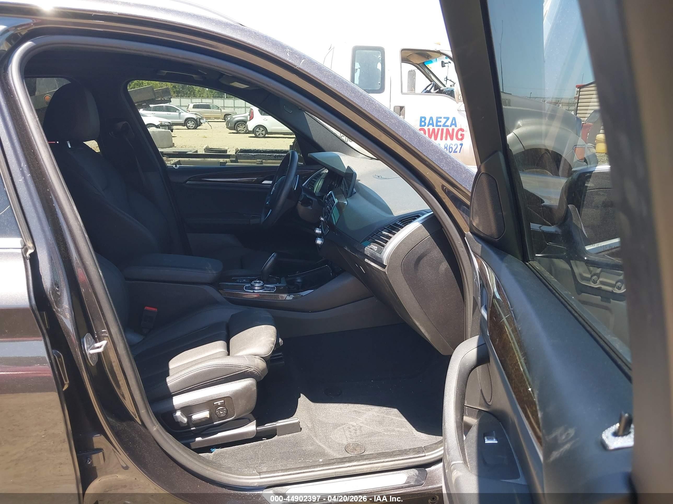 2020 Bmw X3 Xdrive30i Black vin: 5UXTY5C07L9D50371
