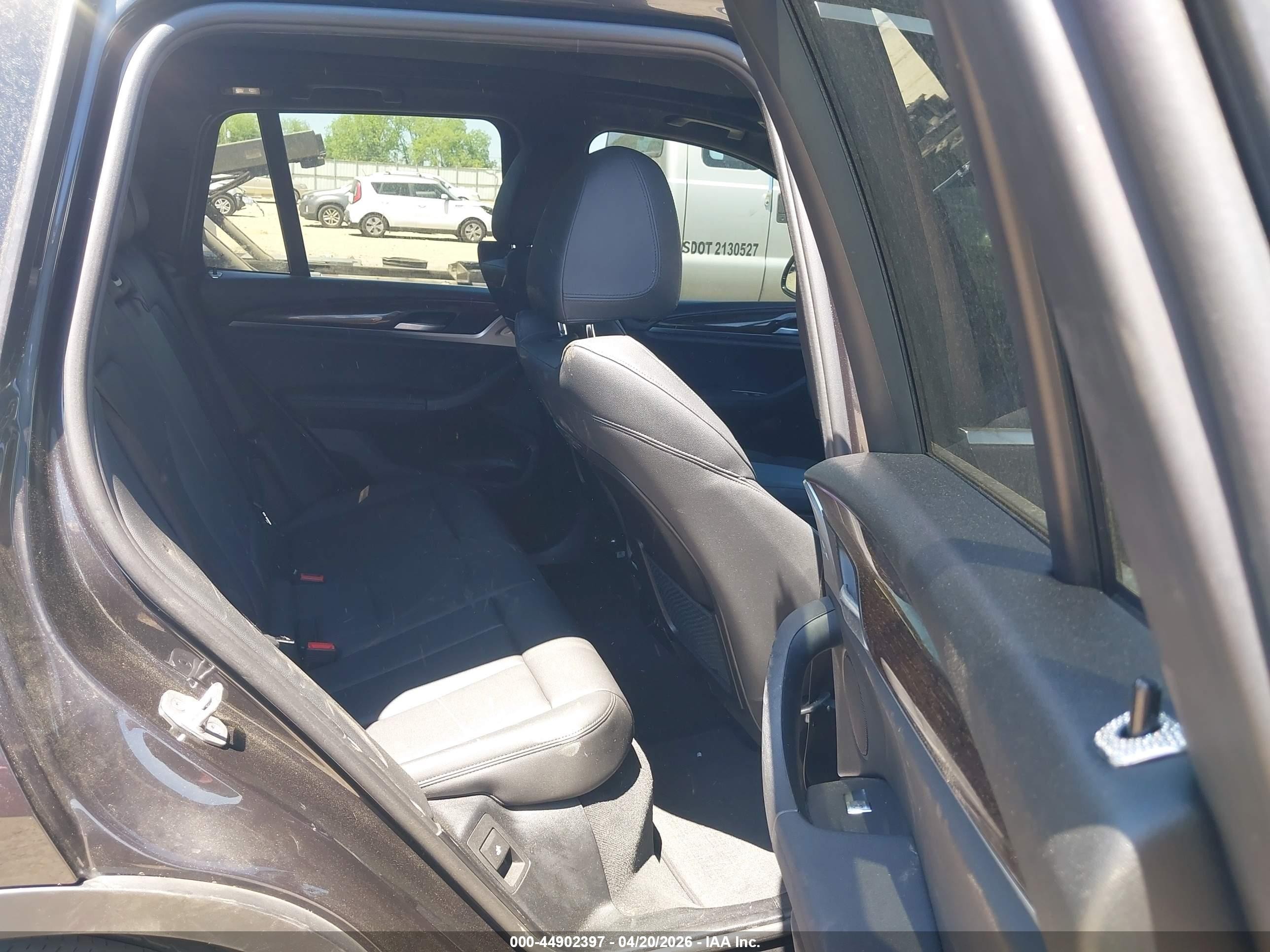 2020 Bmw X3 Xdrive30i Black vin: 5UXTY5C07L9D50371