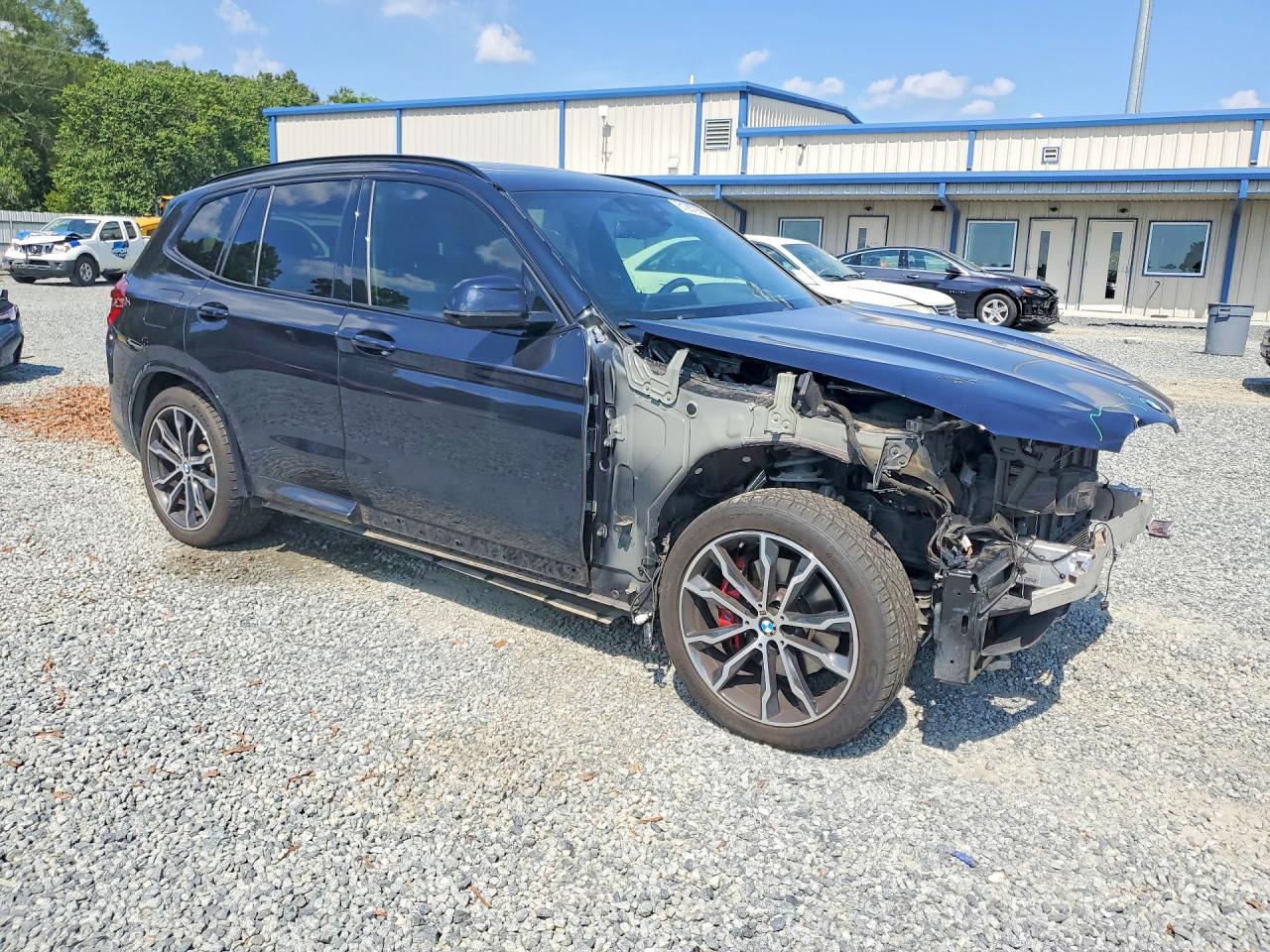 2021 Bmw X3 Xdrivem40i Синий vin: 5UXTY9C00M9F37654