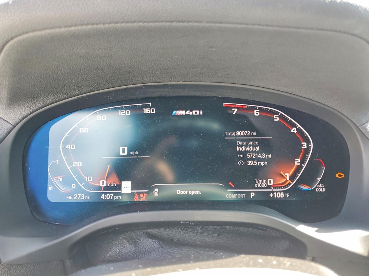 2021 Bmw X3 Xdrivem40i Синий vin: 5UXTY9C00M9F37654