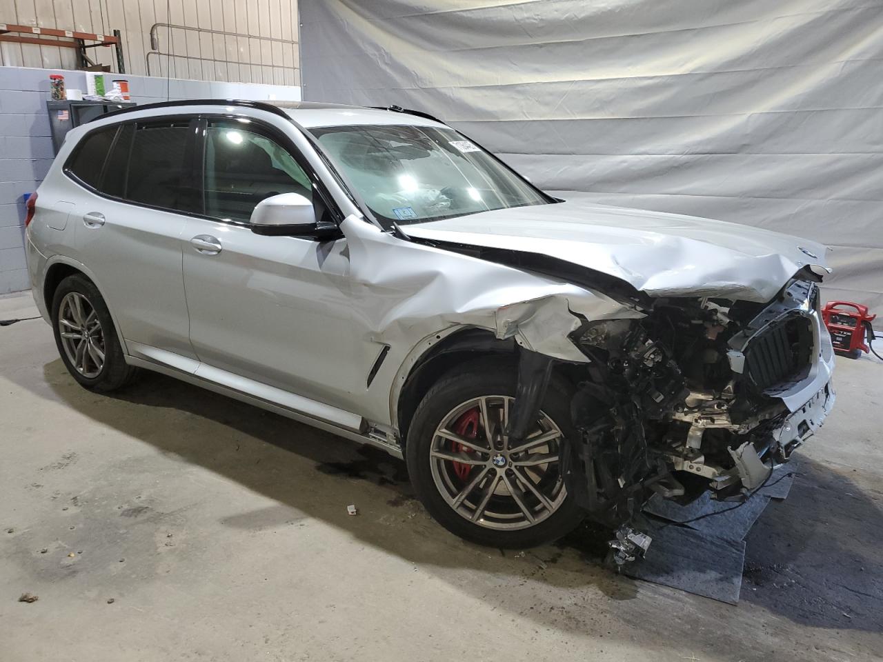 2021 Bmw X3 Xdrivem40i Silver vin: 5UXTY9C01M9F82215