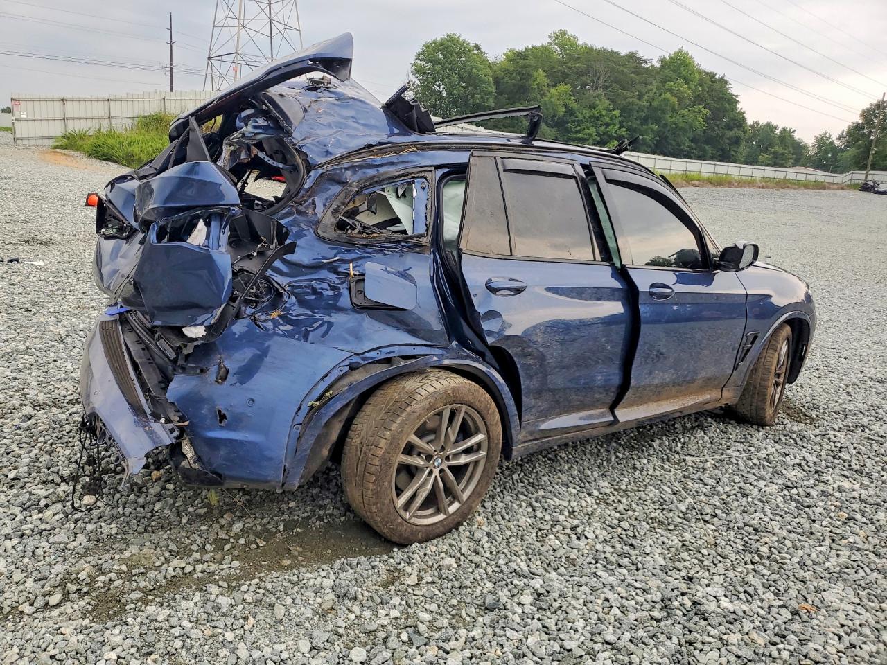 2020 Bmw X3 Xdrivem40i Blue vin: 5UXTY9C02L9B89905