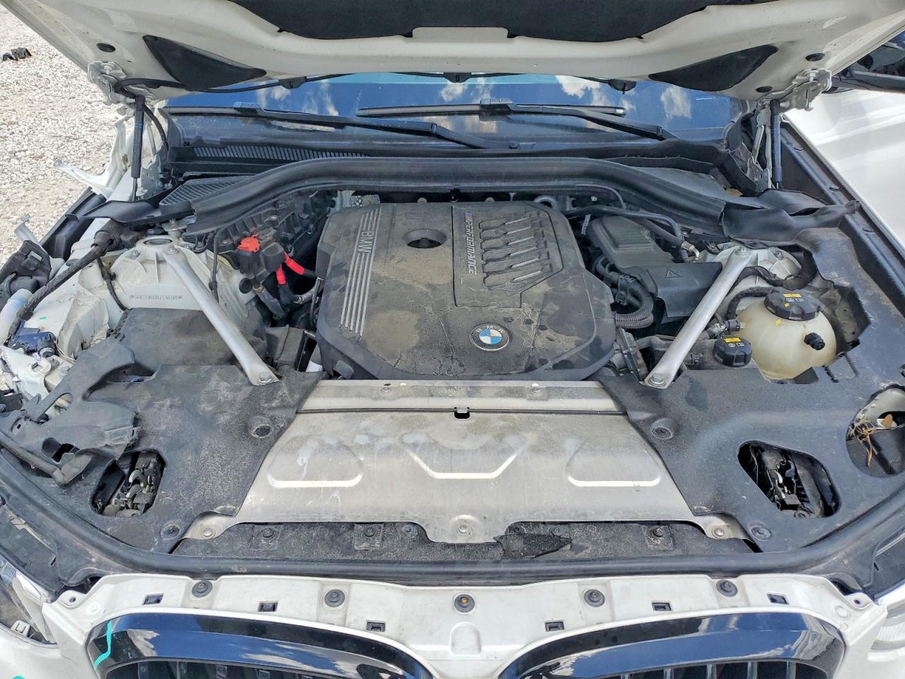 2020 Bmw X3 White vin: 5UXTY9C0XLLE60289