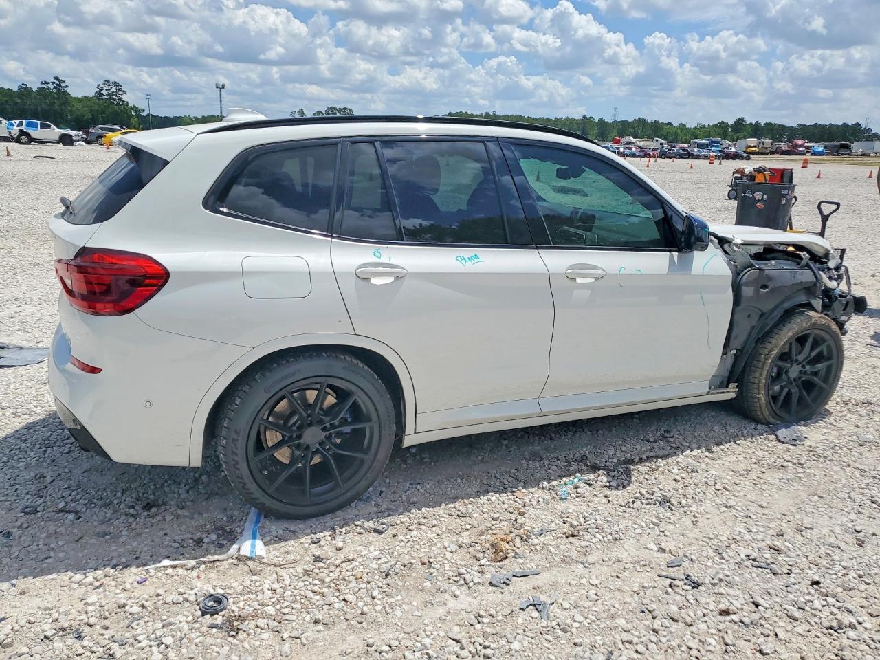 2020 Bmw X3 White vin: 5UXTY9C0XLLE60289
