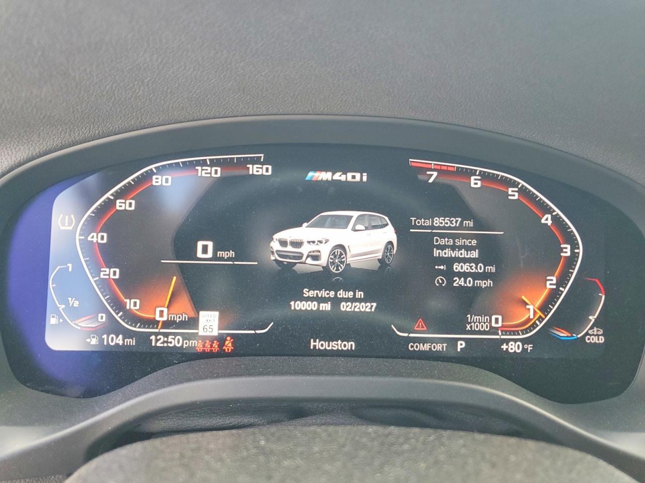 2020 Bmw X3 White vin: 5UXTY9C0XLLE60289