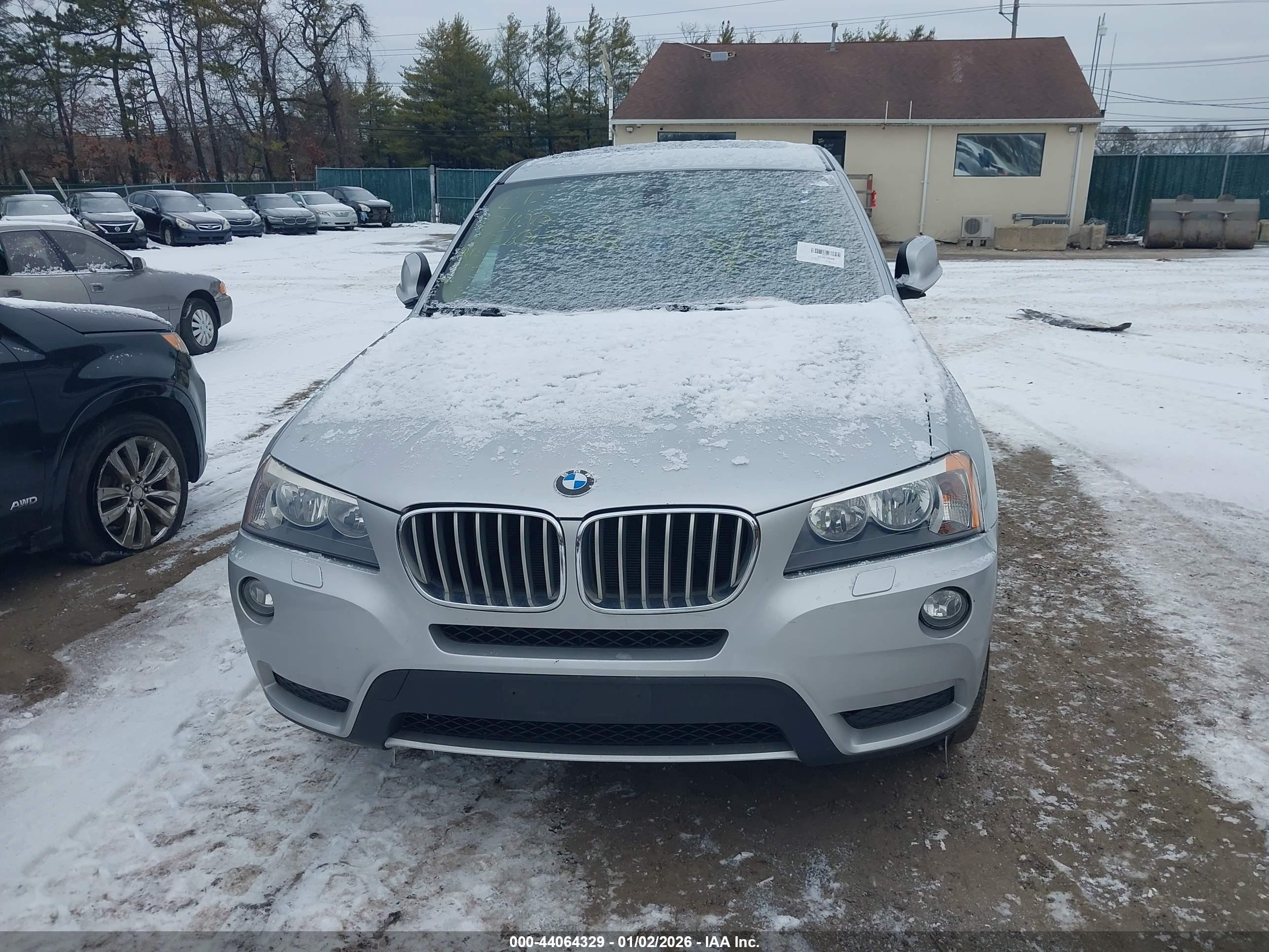 2011 Bmw X3 Xdrive28i Silver vin: 5UXWX5C50BL715497