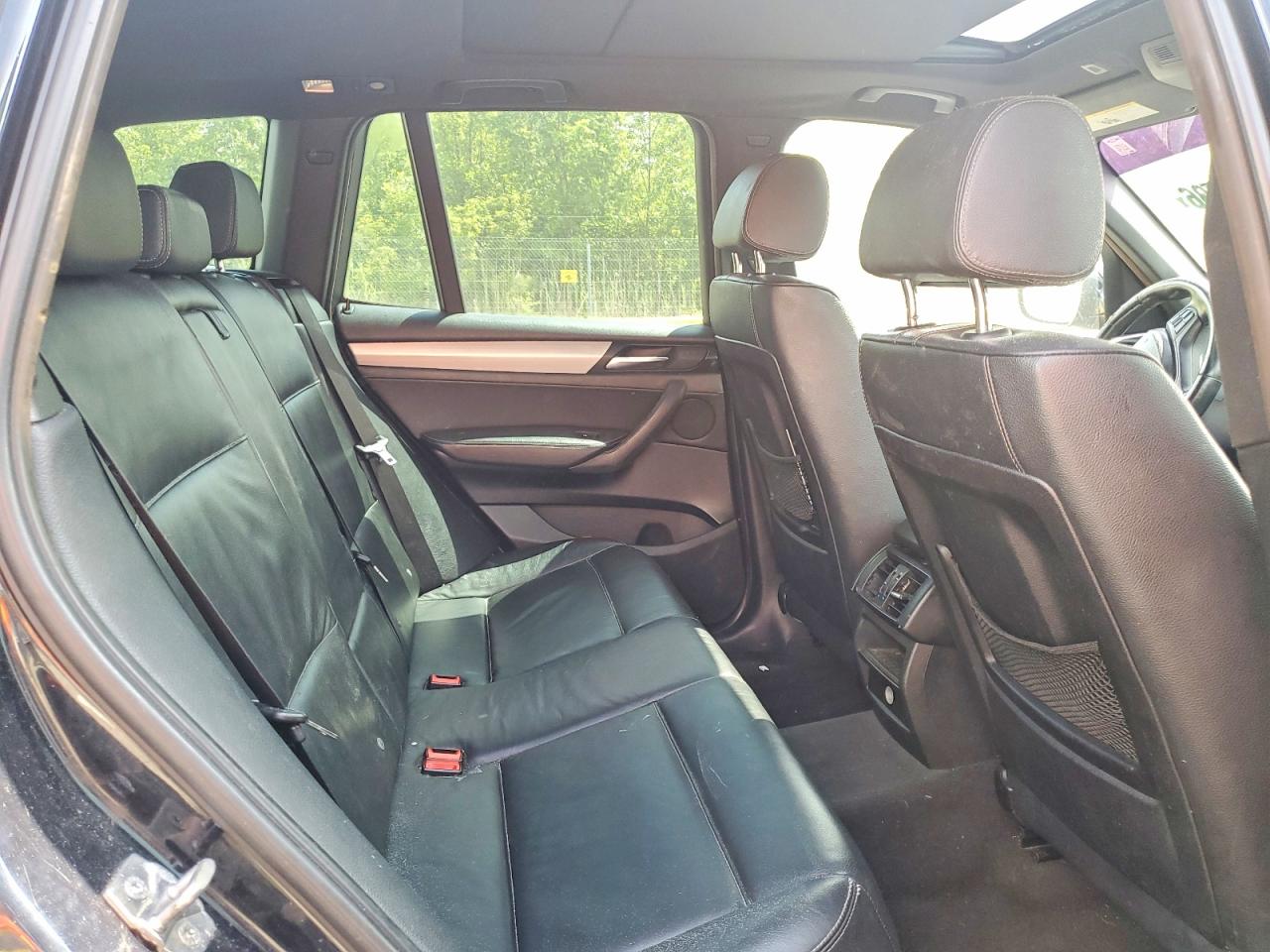 2012 Bmw X3 Xdrive28i Black vin: 5UXWX5C50CL718191