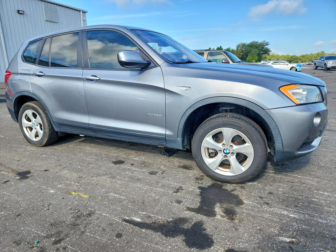 2012 Bmw X3 Xdrive28i Gray vin: 5UXWX5C50CL723021