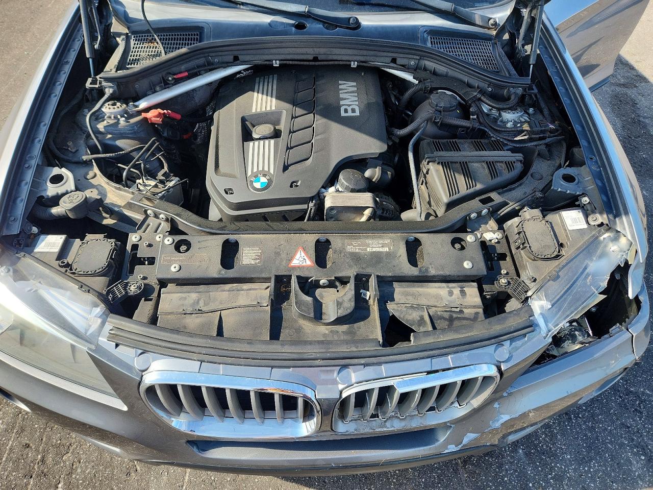2012 Bmw X3 Xdrive28i Gray vin: 5UXWX5C50CL723021