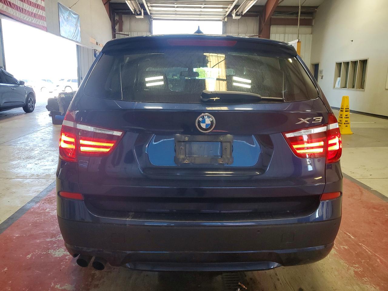 2012 Bmw X3 Xdrive28i Синий vin: 5UXWX5C50CL727697