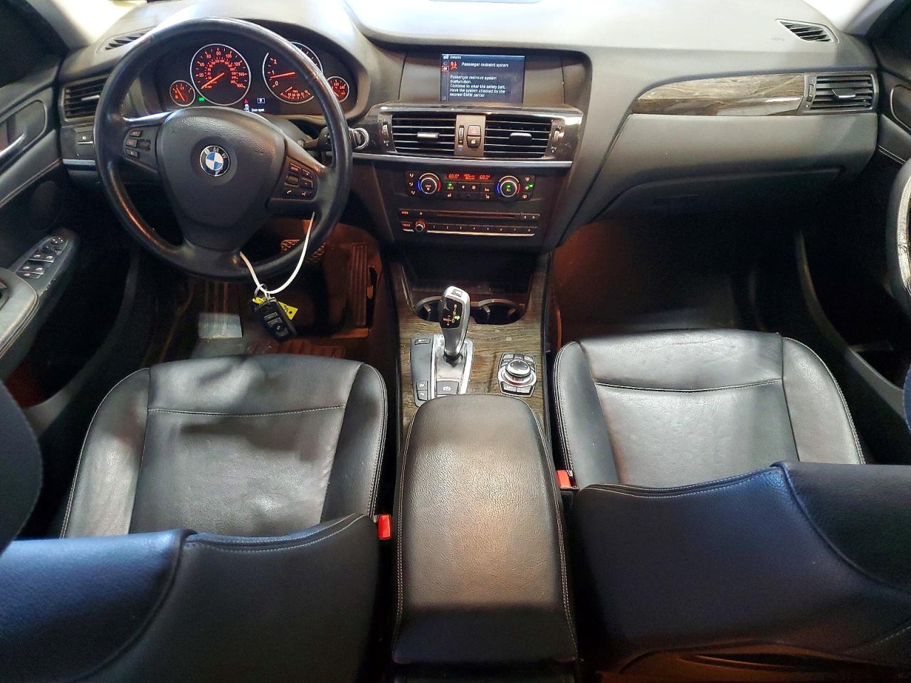 2012 Bmw X3 Xdrive28i Синий vin: 5UXWX5C50CL727697