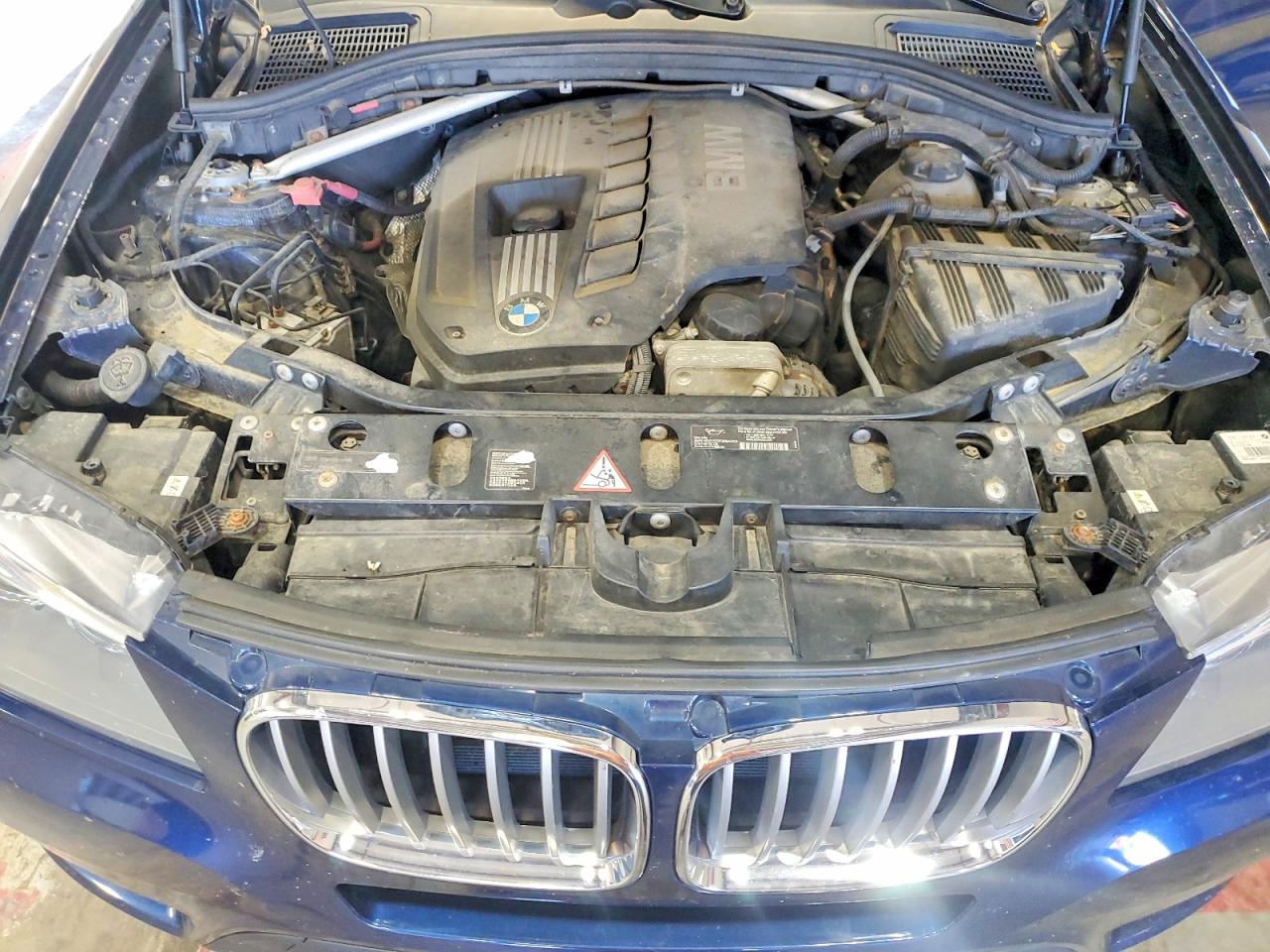 2012 Bmw X3 Xdrive28i Синий vin: 5UXWX5C50CL727697