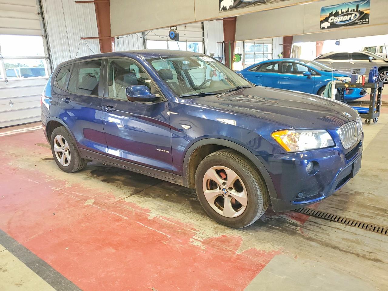2012 Bmw X3 Xdrive28i Синий vin: 5UXWX5C50CL727697