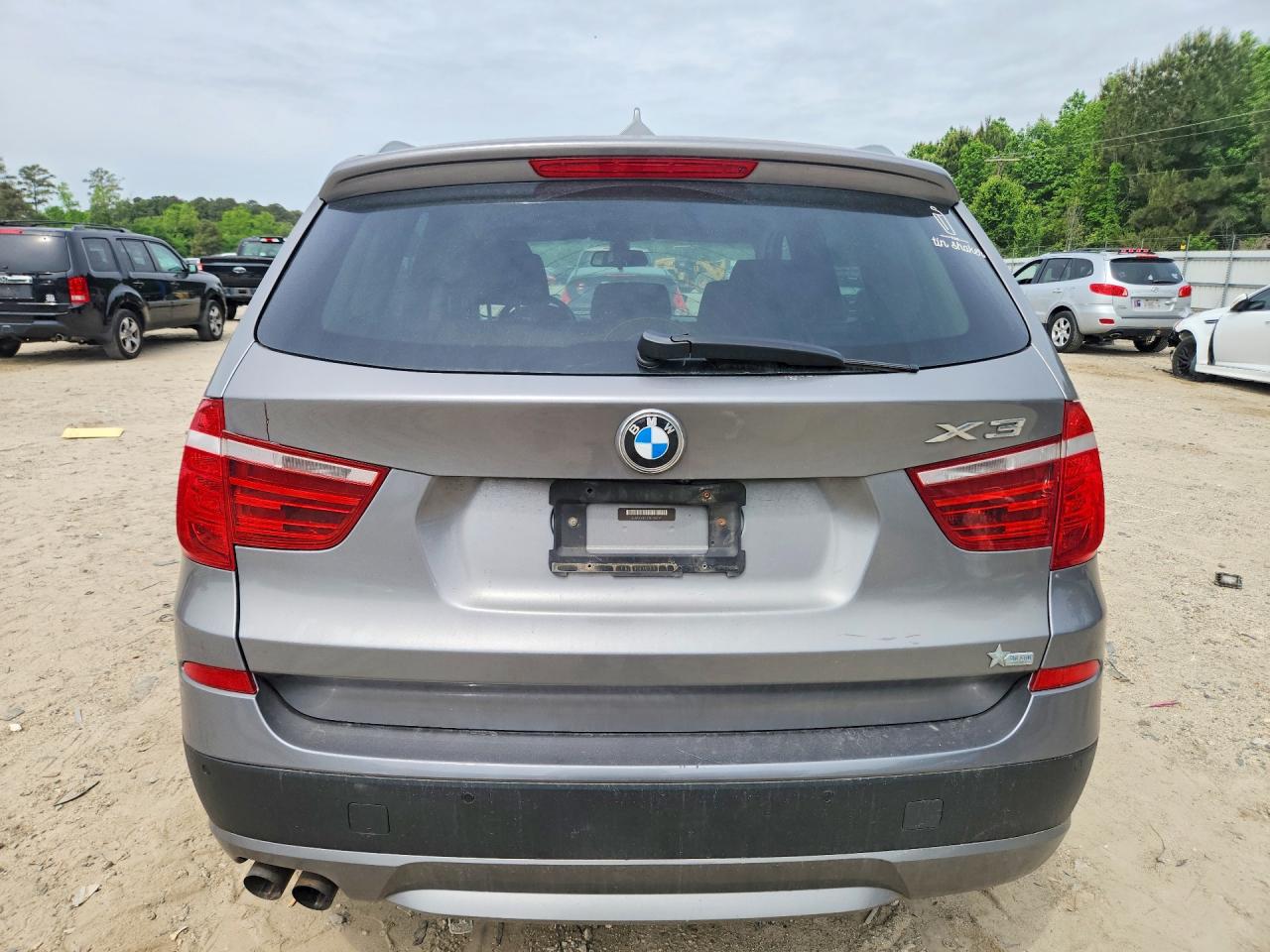 2011 Bmw X3 Xdrive28i Gray vin: 5UXWX5C51BL703147