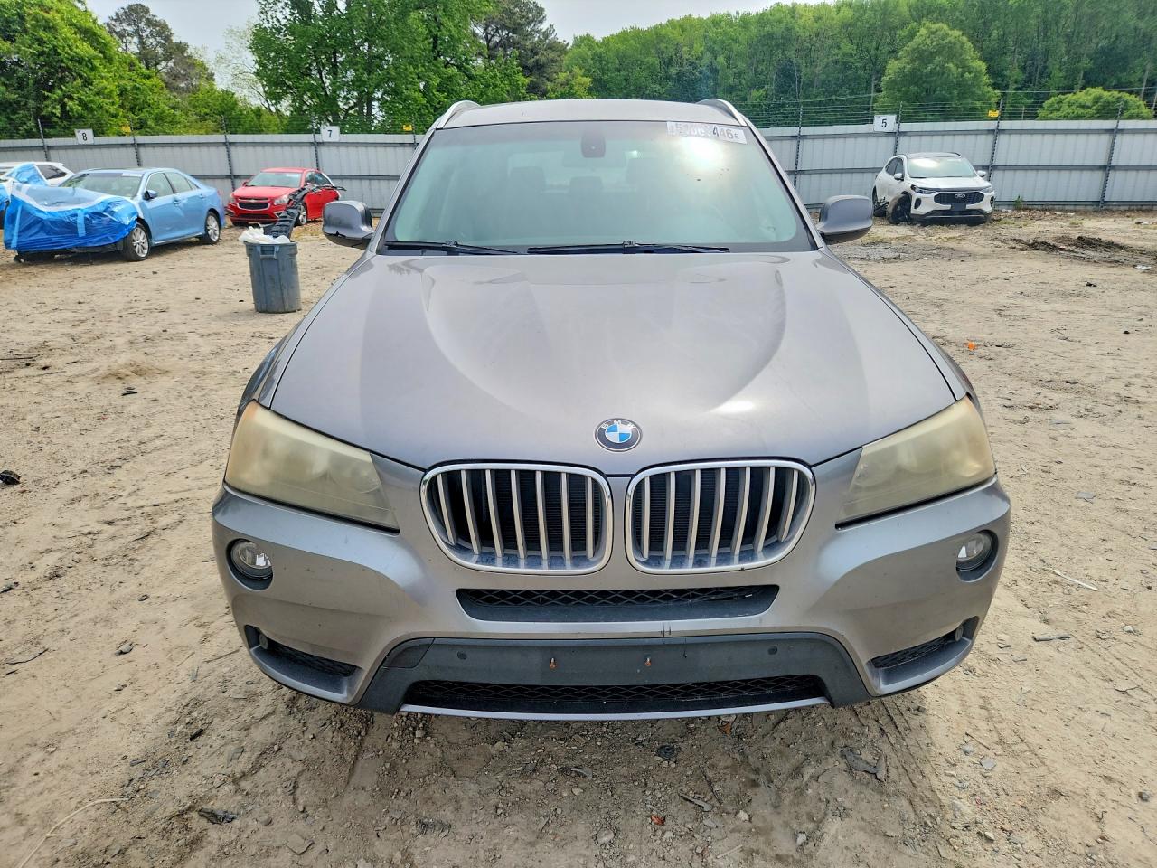 2011 Bmw X3 Xdrive28i Gray vin: 5UXWX5C51BL703147