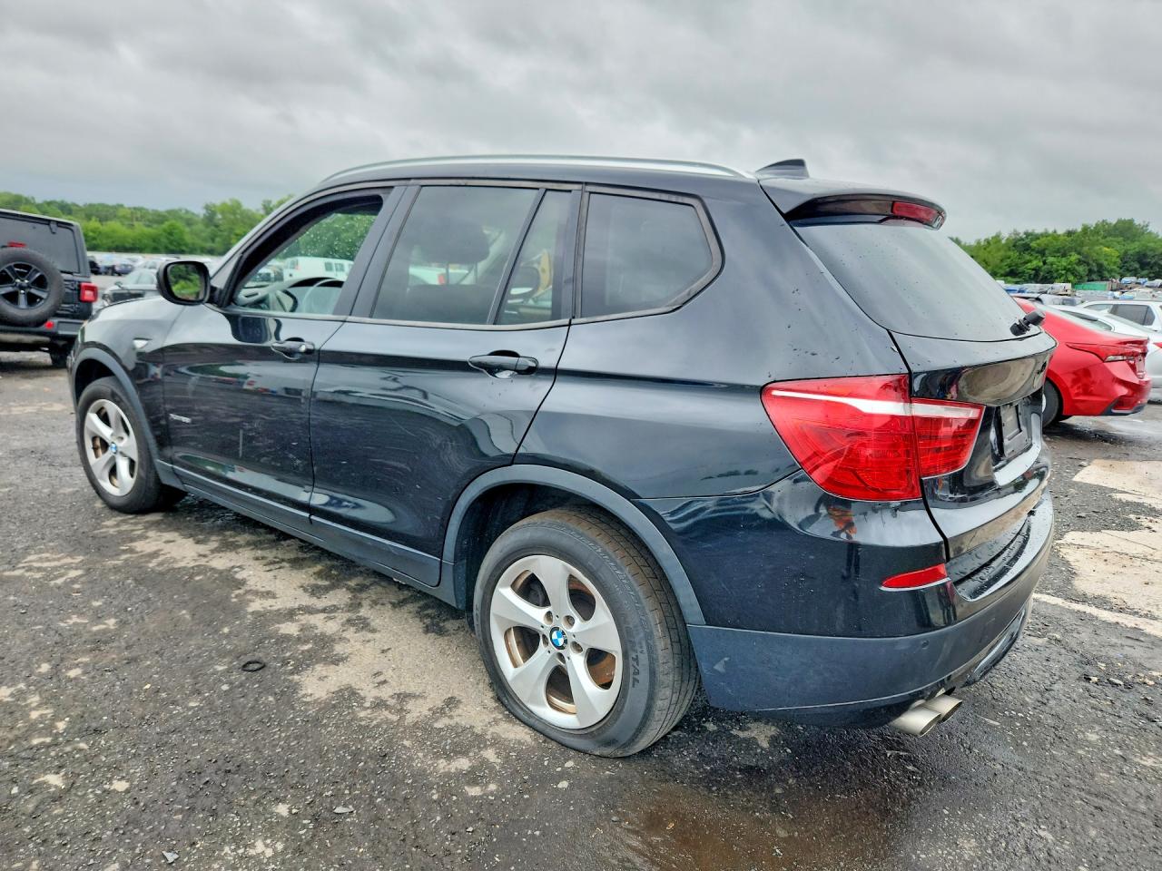 2011 Bmw X3 Xdrive28i Черный vin: 5UXWX5C51BL706114