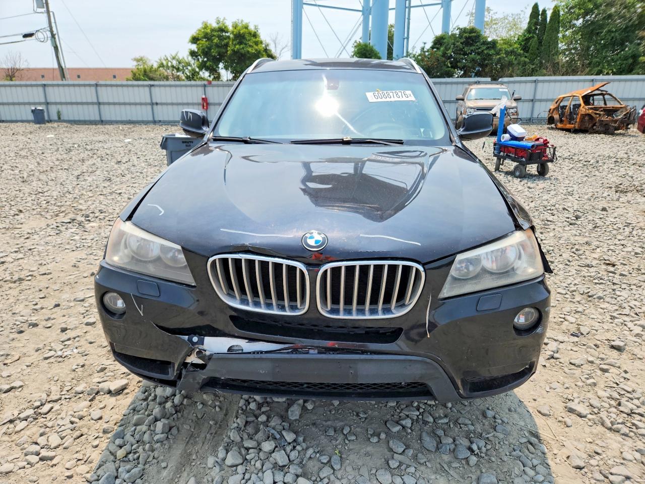 2011 Bmw X3 Xdrive28i Black vin: 5UXWX5C51BL710986