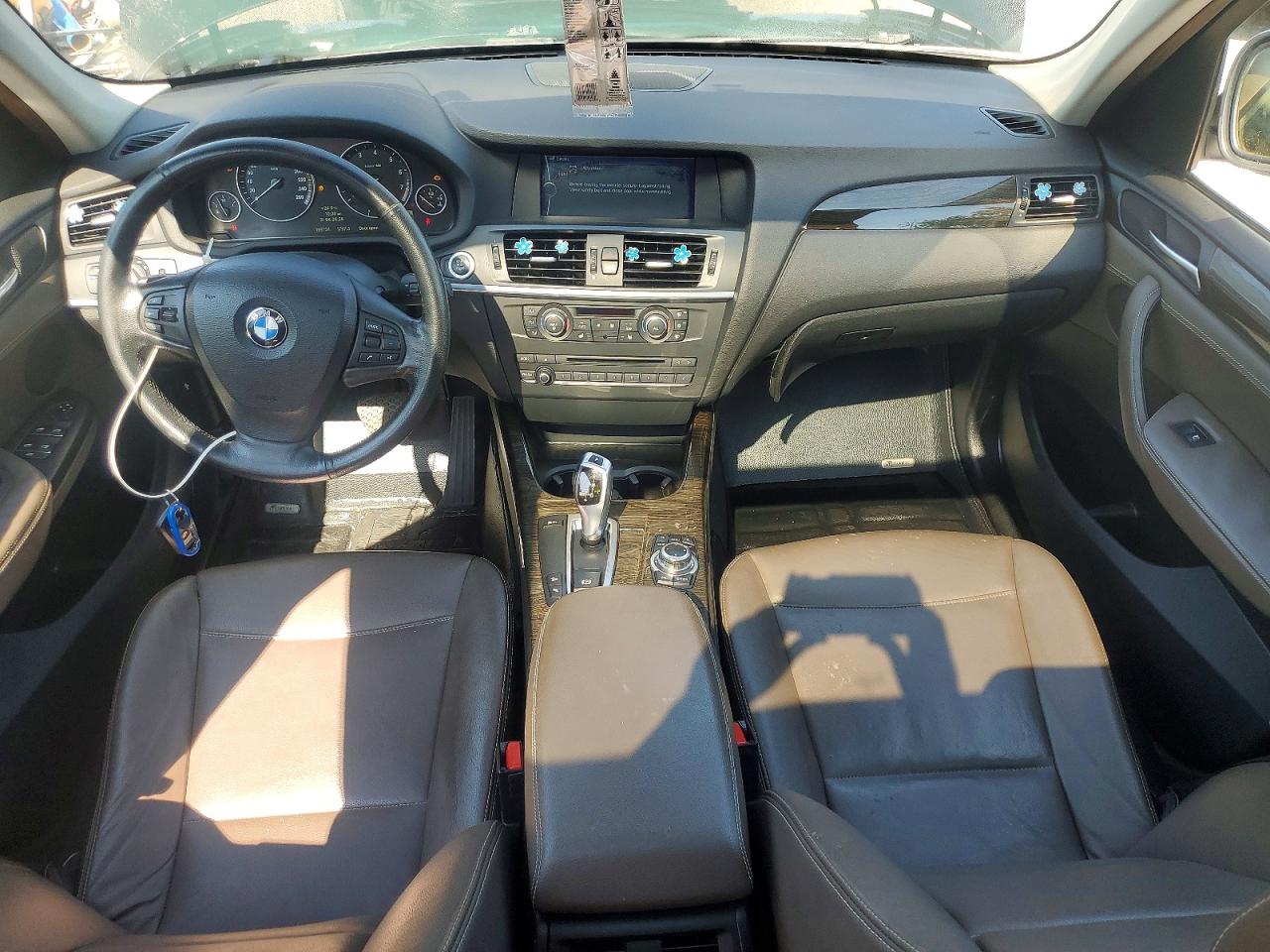 2012 Bmw X3 Xdrive28i Black vin: 5UXWX5C51CL719608