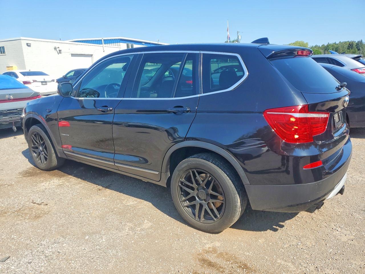 2012 Bmw X3 Xdrive28i Black vin: 5UXWX5C51CL719608