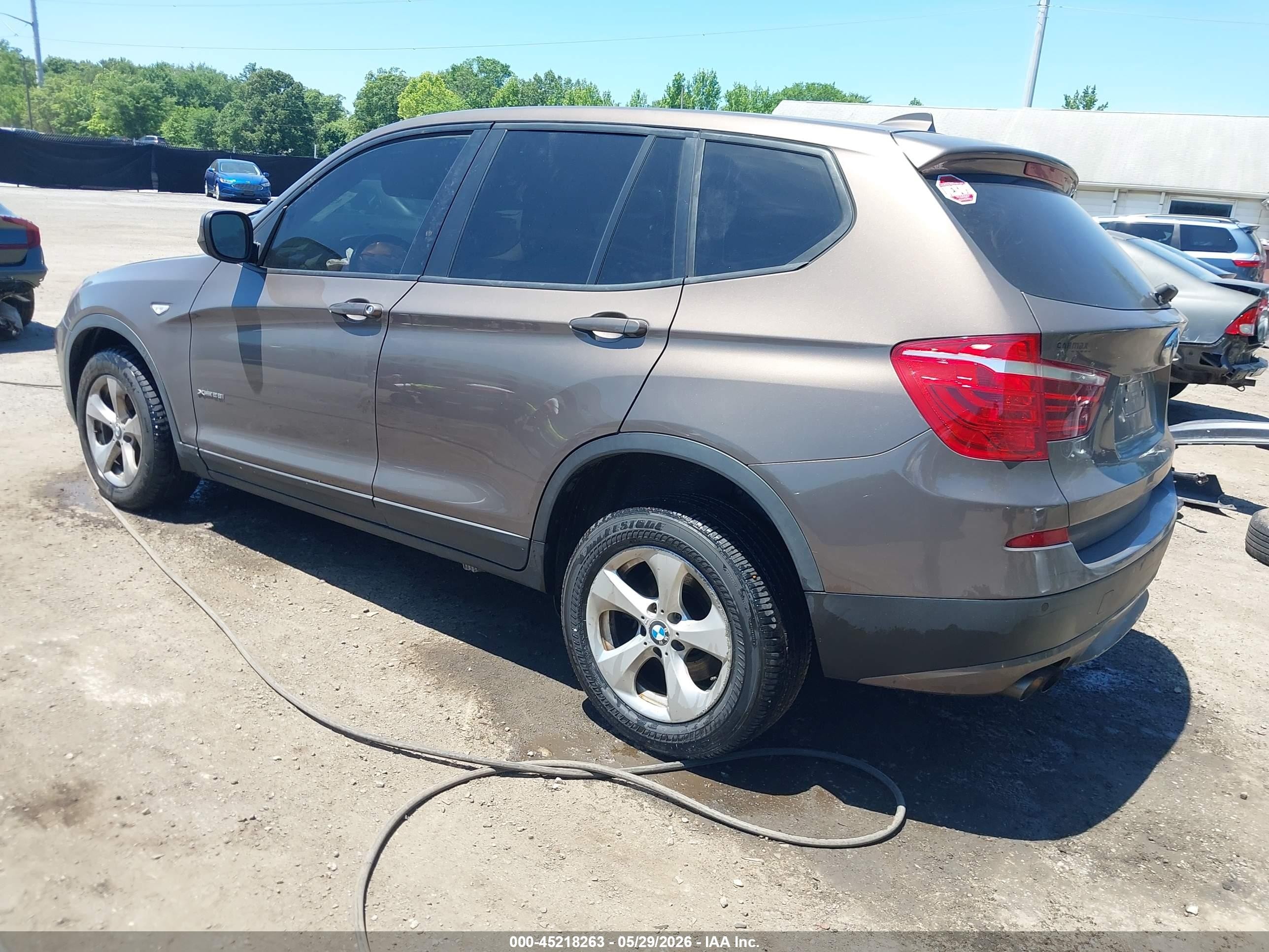 2012 Bmw X3 Xdrive28i Brown vin: 5UXWX5C51CL724226