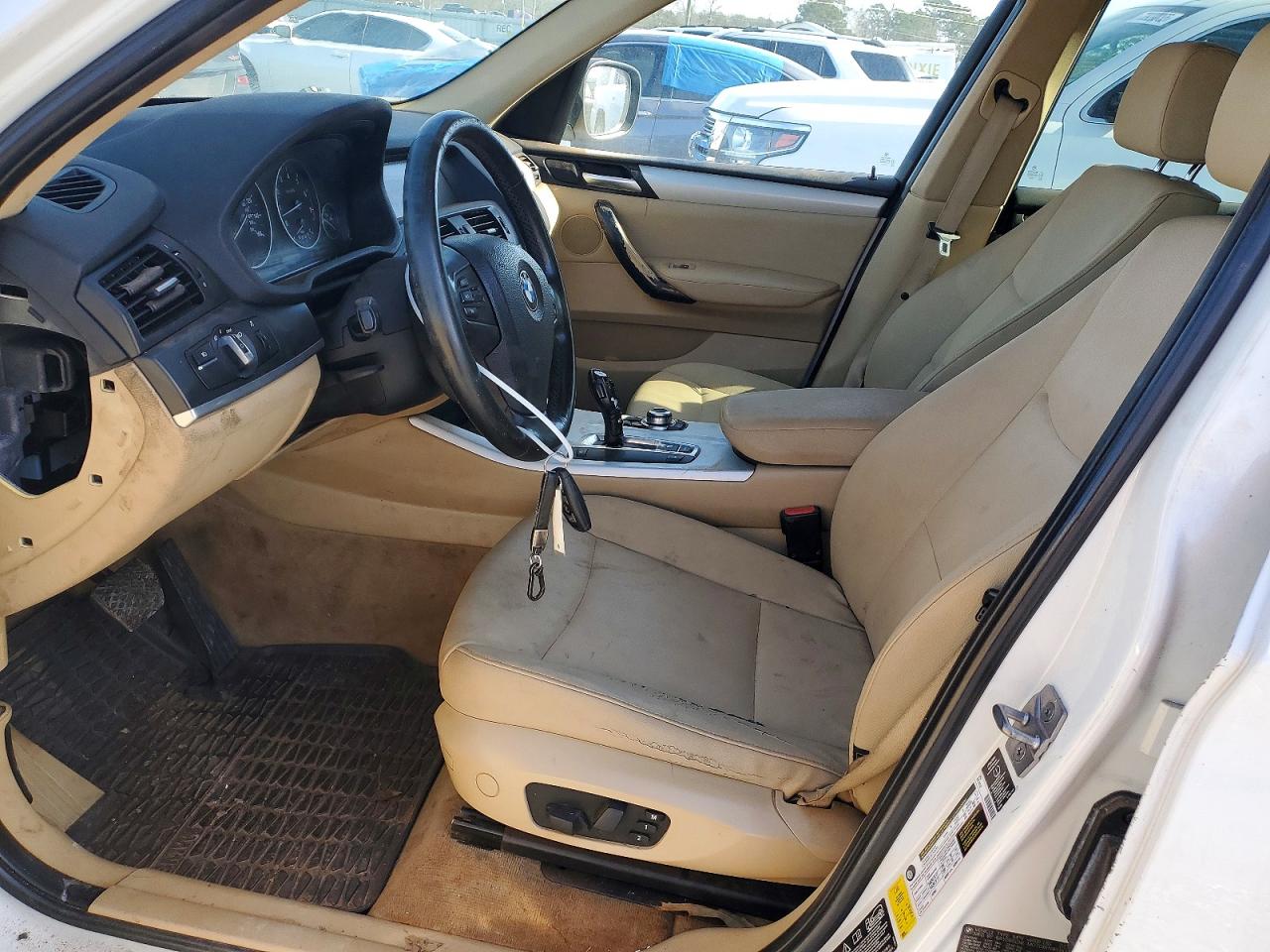 2011 Bmw X3 Xdrive28i Белый vin: 5UXWX5C52BL701780