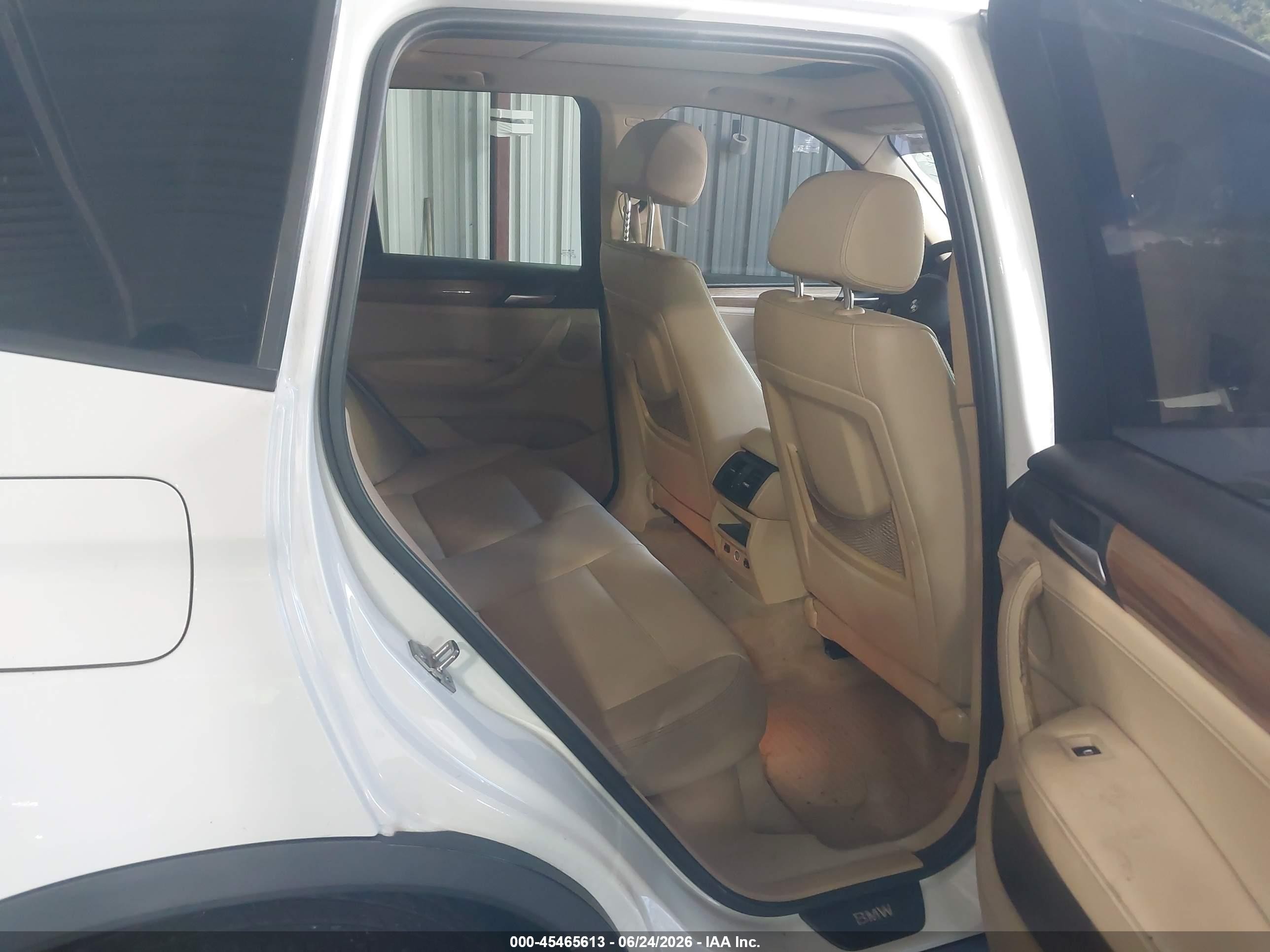 2011 Bmw X3 Xdrive28i White vin: 5UXWX5C52BL707286
